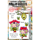 Aall and Create Stamp Set A6 Bee Free (AALL-TP-1129) (DISCONTINUED)