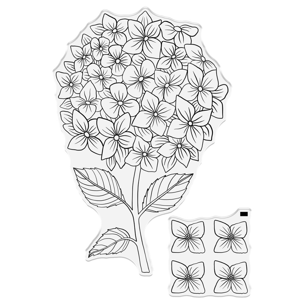 Crafter's Companion Hydrangea Stamp & Dies Statement Hydrangea (NG-HY-STD-STH)
