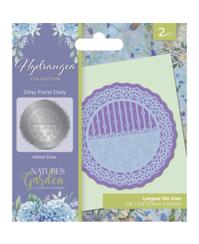 Crafter's Companion Hydrangea Metal Dies Ditsy Floral Doily (NG-HY-MD-DFD) (DISCONTINUED)