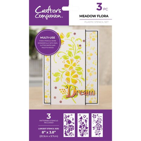 Crafter's Companion Spring Fairy Trend Stencil Meadow Flora (CC-STEN-MEFL) (DISCONTINUED) Crafter's Companion Spring Fairy Trend Stencil Meadow Flora (CC-STEN-MEFL) (DISCONTINUED)