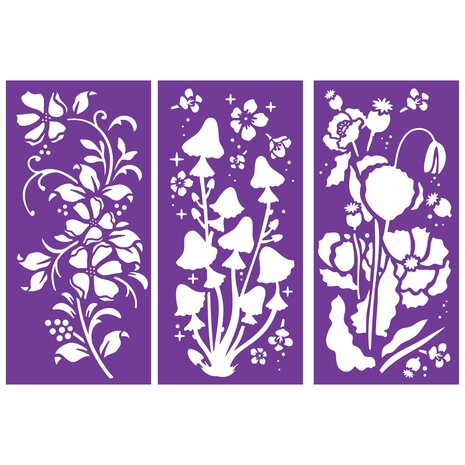 Crafter's Companion Spring Fairy Trend Stencil Meadow Flora (CC-STEN-MEFL) (DISCONTINUED) Crafter's Companion Spring Fairy Trend Stencil Meadow Flora (CC-STEN-MEFL) (DISCONTINUED)