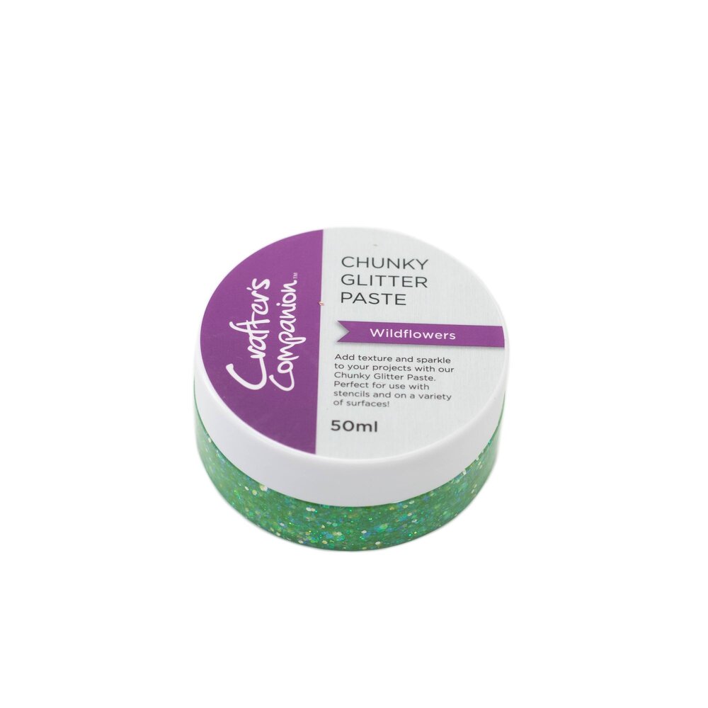 Crafter's Companion Chunky Glitter Paste Wildflowers 50ml (CC-MME-CHGLP-WILD) (DISCONTINUED) Crafter's Companion Chunky Glitter Paste Wildflowers 50ml (CC-MME-CHGLP-WILD) (DISCONTINUED)