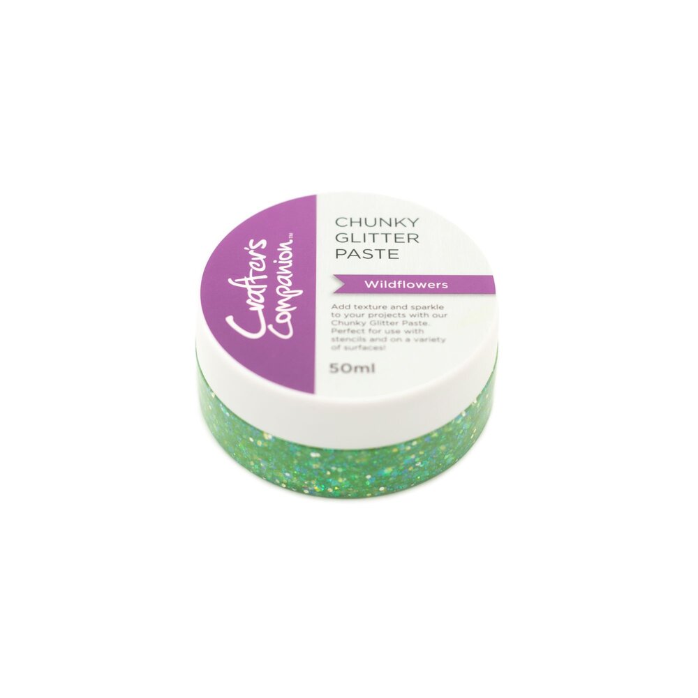 Crafter's Companion Chunky Glitter Paste Wildflowers 50ml (CC-MME-CHGLP-WILD) (DISCONTINUED) Crafter's Companion Chunky Glitter Paste Wildflowers 50ml (CC-MME-CHGLP-WILD) (DISCONTINUED)