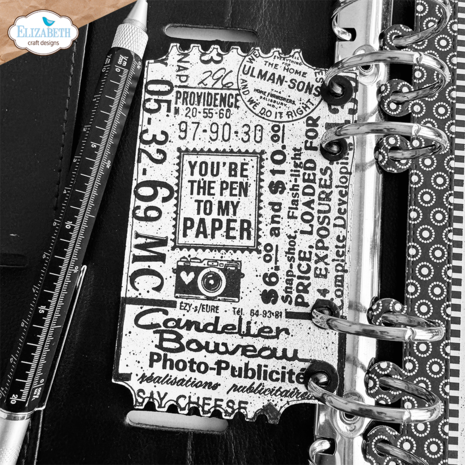 Elizabeth Craft Designs From the Past Stamp & Dies Correspondence From the Past (CS338) (DISCONTINUED)