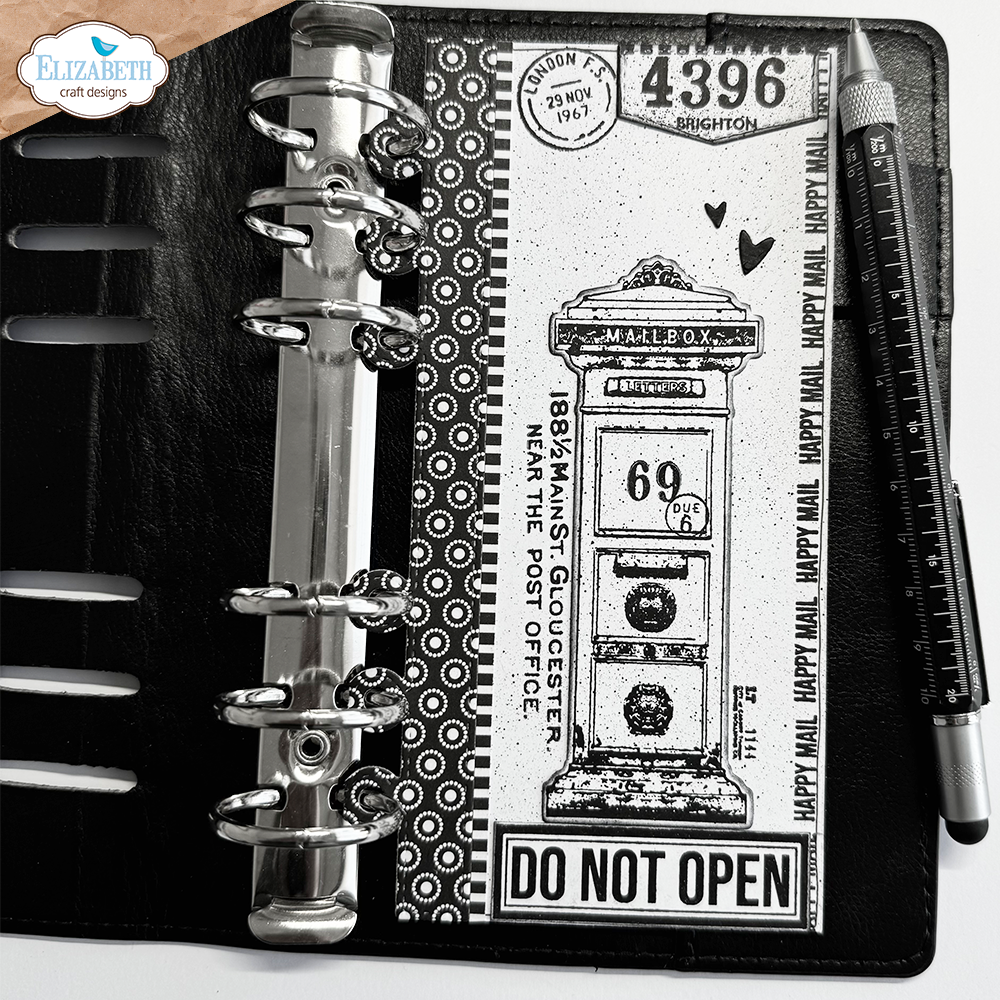 Elizabeth Craft Designs From the Past Stamp & Dies Correspondence From the Past (CS338) (DISCONTINUED)