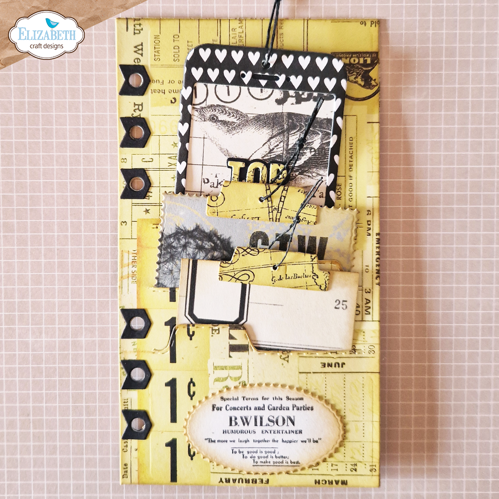 Elizabeth Craft Designs From the Past Dies Sidekick - Essentials 30 Basepage with Ticket (2102)