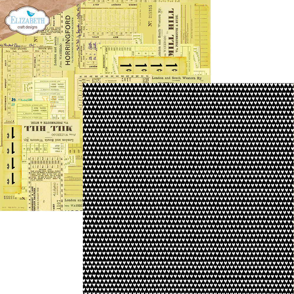 Elizabeth Craft Designs From the Past Key Lime Night 12x12 Inch Patterned Cardstock Paper (C021) Elizabeth Craft Designs From the Past Key Lime Night 12x12 Inch Patterned Cardstock Paper (C021)