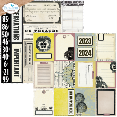 Elizabeth Craft Designs From the Past Key Lime Night 12x12 Inch Patterned Cardstock Paper (C021) Elizabeth Craft Designs From the Past Key Lime Night 12x12 Inch Patterned Cardstock Paper (C021)