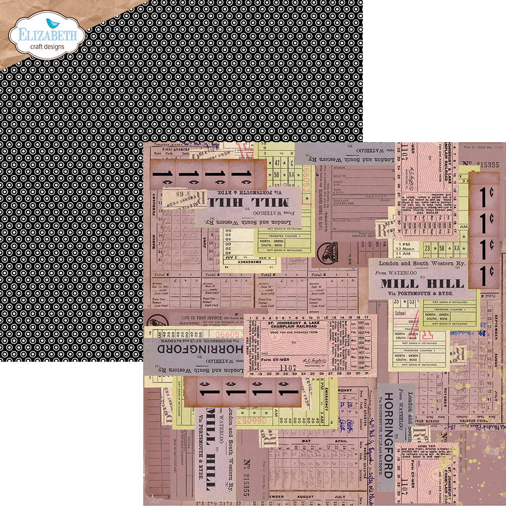 Elizabeth Craft Designs From the Past Key Lime Night 12x12 Inch Patterned Cardstock Paper (C021) Elizabeth Craft Designs From the Past Key Lime Night 12x12 Inch Patterned Cardstock Paper (C021)