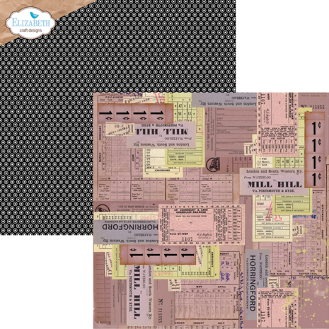 Elizabeth Craft Designs From the Past Key Lime Night 12x12 Inch Patterned Cardstock Paper (C021) Elizabeth Craft Designs From the Past Key Lime Night 12x12 Inch Patterned Cardstock Paper (C021)