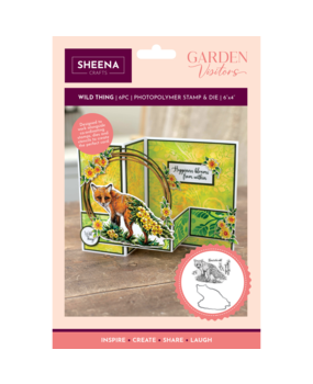 Crafter's Companion Garden Visitors Stamp & Die Wild Thing (SD-GV-STD-WTHI) (DISCONTINUED)