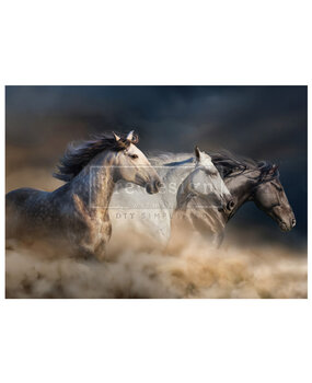 Re-Design with Prima Wild Hearts Run Free A1 Decoupage Fiber (1pcs) (669171) (DISCONTINUED)