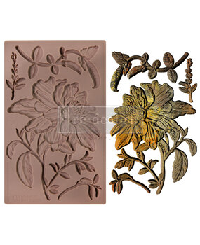 Re-Design with Prima Cerulean Blooms 5x8 Inch Decor Mould (669287) (DISCONTINUED)