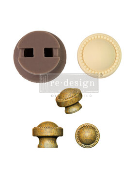Re-Design with Prima Cece Pearl Inlay 1.5x1.3 Inch Knob Mould (668884) (DISCONTINUED)