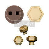 Re-Design with Prima Cece Imperial Pearl 1.5x1.3 Inch Knob Mould (668853) (DISCONTINUED)