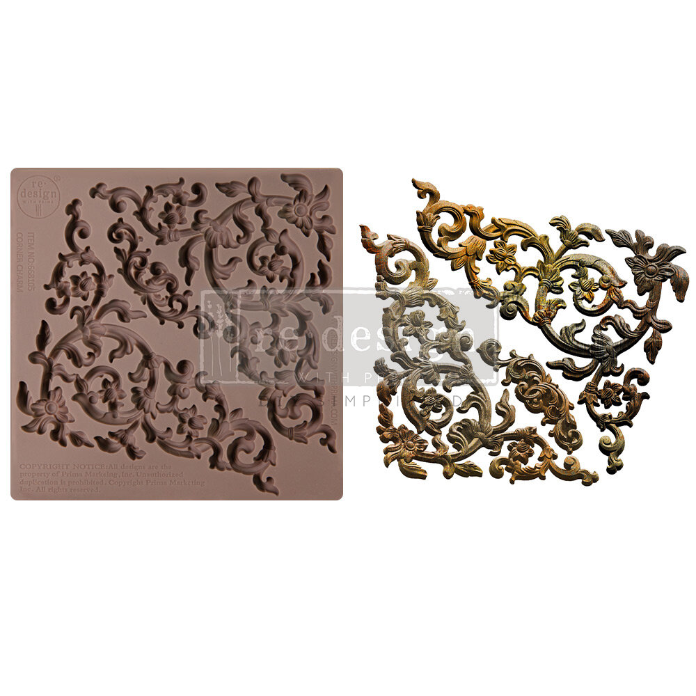 Re-Design with Prima Corner Charm 6x6 Inch Decor Mould (668105) (DISCONTINUED) Re-Design with Prima Corner Charm 6x6 Inch Decor Mould (668105) (DISCONTINUED)
