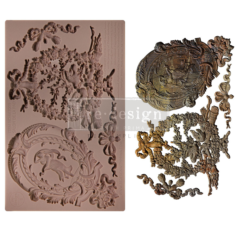 Re-Design with Prima Salon De La Paix 5x8 Inch Decor Mould (667009) Re-Design with Prima Salon De La Paix 5x8 Inch Decor Mould (667009)