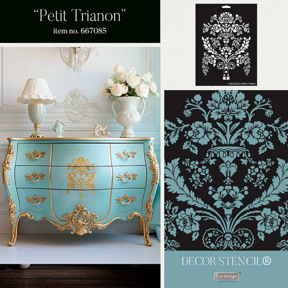 Re-Design with Prima Petit Trianon 9x12 Inch Decor Stencils (1pcs) (667085) (DISCONTINUED) Re-Design with Prima Petit Trianon 9x12 Inch Decor Stencils (1pcs) (667085) (DISCONTINUED)