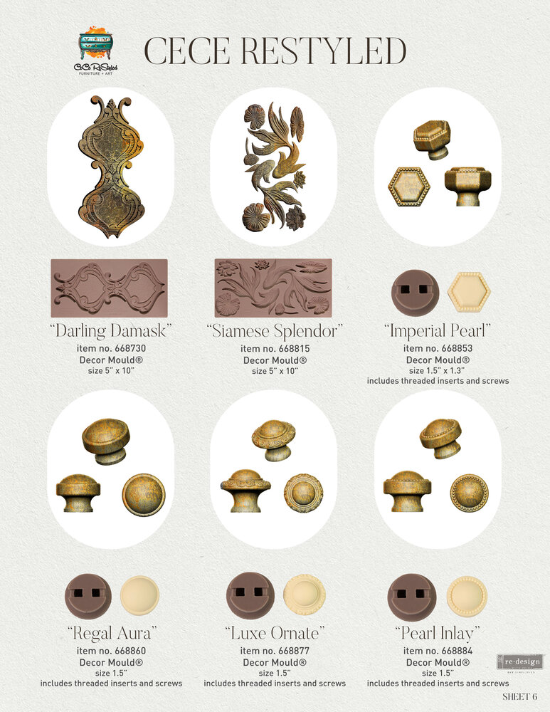 Re-Design with Prima Cece Siamese Splendor 5x10 Inch Decor Mould (668815) (DISCONTINUED) Re-Design with Prima Cece Siamese Splendor 5x10 Inch Decor Mould (668815) (DISCONTINUED)