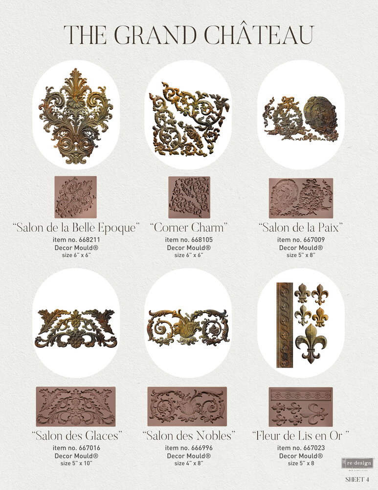 Re-Design with Prima Salon De La Paix 5x8 Inch Decor Mould (667009) Re-Design with Prima Salon De La Paix 5x8 Inch Decor Mould (667009)