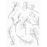 My Favorite Things Sketchy Blooms Clear Stamps (CS-856)