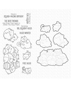 My Favorite Things Squishy Hugs Stamp & Die Duo (DUO-010)