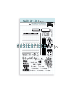 Masterpiece Design Memory Planner Clear Stamp Set 6x8 Inch Journal Your Day (MP202109) (OUTLET)