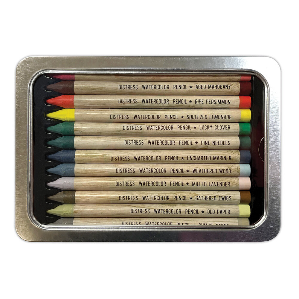 Ranger Tim Holtz Distress Watercolor Pencils Kit 5 (12pcs) (TDH83597) Ranger Tim Holtz Distress Watercolor Pencils Kit 5 (12pcs) (TDH83597)