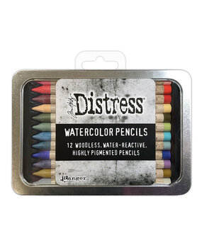 Ranger Tim Holtz Distress Watercolor Pencils Kit 6 (12pcs) (TDH83603)