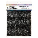 Ranger Dina Wakley MEdia Transparencies Typography Set 1 (MDA82651)
