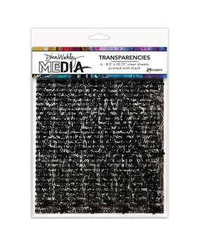 Ranger Dina Wakley MEdia Transparencies Typography Set 1 (MDA82651) Ranger Dina Wakley MEdia Transparencies Typography Set 1 (MDA82651)