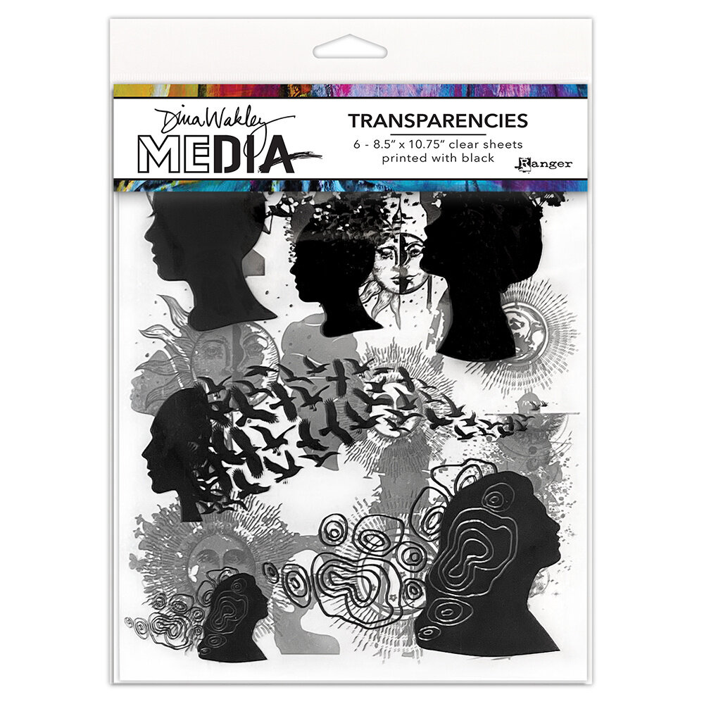Ranger Dina Wakley MEdia Transparencies Focals Set 1 (MDA82811) Ranger Dina Wakley MEdia Transparencies Focals Set 1 (MDA82811)