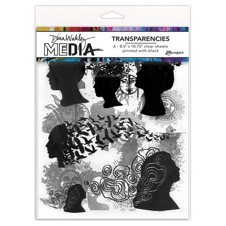 Ranger Dina Wakley MEdia Transparencies Focals Set 1 (MDA82811) Ranger Dina Wakley MEdia Transparencies Focals Set 1 (MDA82811)