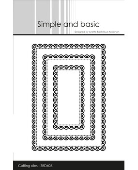 Simple and Basic Lace Edge A7 Dies (SBD406) (DISCONTINUED)