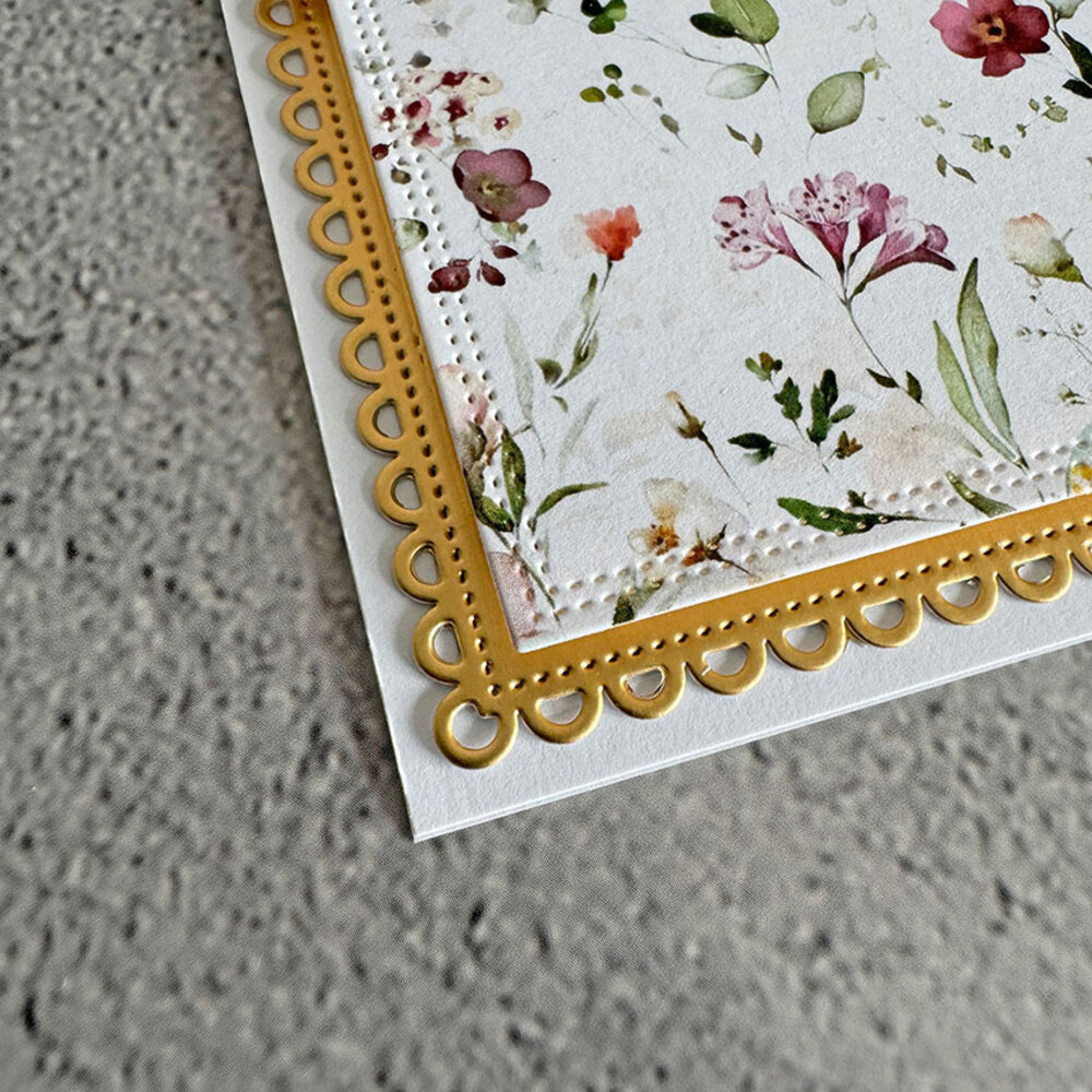 Simple and Basic Lace Edge - Square Dies (SBD404)