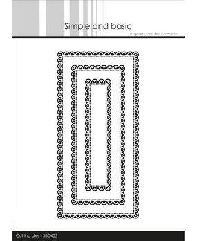 Simple and Basic Lace Edge - Mini Slim Dies (SBD405) (DISCONTINUED)