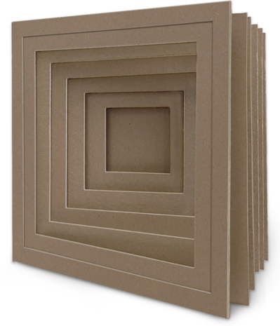 Graphic 45 2-in-1 Tunnel & Pyramid 8x8 Inch Chipboard Albums (4502827) Graphic 45 2-in-1 Tunnel & Pyramid 8x8 Inch Chipboard Albums (4502827)