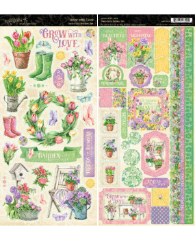 Graphic 45 Grow with Love Sticker Set (4502818) (DISCONTINUED)
