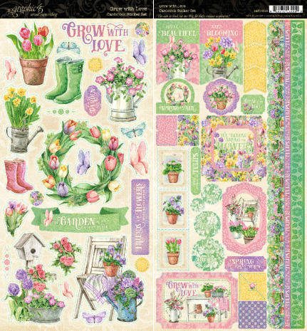 Graphic 45 Grow with Love Sticker Set (4502818) (OUTLET)