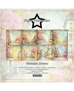 Paper Favourites Parisian Streets 12x12 Inch Paper Pack (PF480) (DISCONTINUED)
