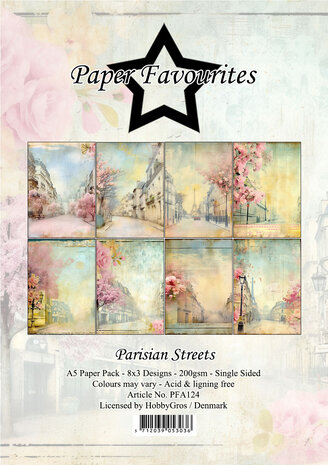 Paper Favourites Parisian Streets A5 Paper Pack (PFA124) (DISCONTINUED) Paper Favourites Parisian Streets A5 Paper Pack (PFA124) (DISCONTINUED)