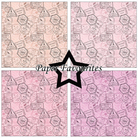 Paper Favourites Postage Stamp 1 6x6 Inch Paper Pack (PF279) (DISCONTINUED) Paper Favourites Postage Stamp 1 6x6 Inch Paper Pack (PF279) (DISCONTINUED)