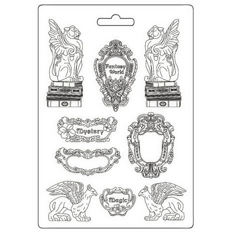 Stamperia Sir Vagabond in Fantasy World Soft Mould A4 Elements (K3PTA4573) (DISCONTINUED)