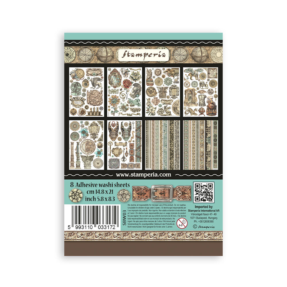 Stamperia Sir Vagabond in Fantasy World A5 Washi Pad (8pcs) (SBW03) Stamperia Sir Vagabond in Fantasy World A5 Washi Pad (8pcs) (SBW03)