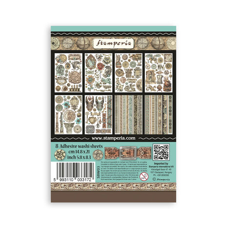 Stamperia Sir Vagabond in Fantasy World A5 Washi Pad (8pcs) (SBW03) Stamperia Sir Vagabond in Fantasy World A5 Washi Pad (8pcs) (SBW03)