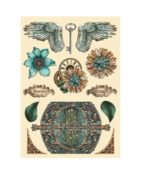 Stamperia Sir Vagabond in Fantasy World Colored Wooden Shape A5 (KLSP154) (DISCONTINUED)