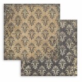 Stamperia Sir Vagabond in Fantasy World 12x12 Inch Paper Sheets Ochre Wallpaper (10pc) (SBB980) (DISCONTINUED)