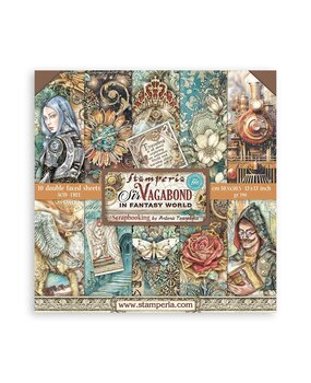 Stamperia Sir Vagabond in Fantasy World 12x12 Inch Paper Pack (SBBL148)