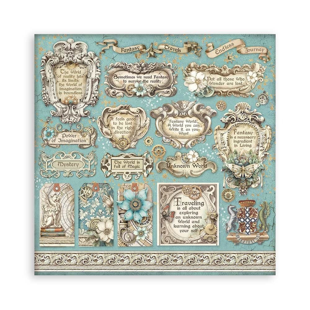 Stamperia Sir Vagabond in Fantasy World 12x12 Inch Paper Pack (SBBL148)
