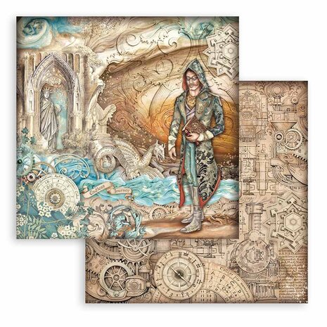 Stamperia Sir Vagabond in Fantasy World 12x12 Inch Paper Pack (SBBL148) Stamperia Sir Vagabond in Fantasy World 12x12 Inch Paper Pack (SBBL148)
